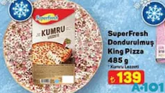 SUPERFRESH DONDURULMUŞ KİNG PİZZA 485 G